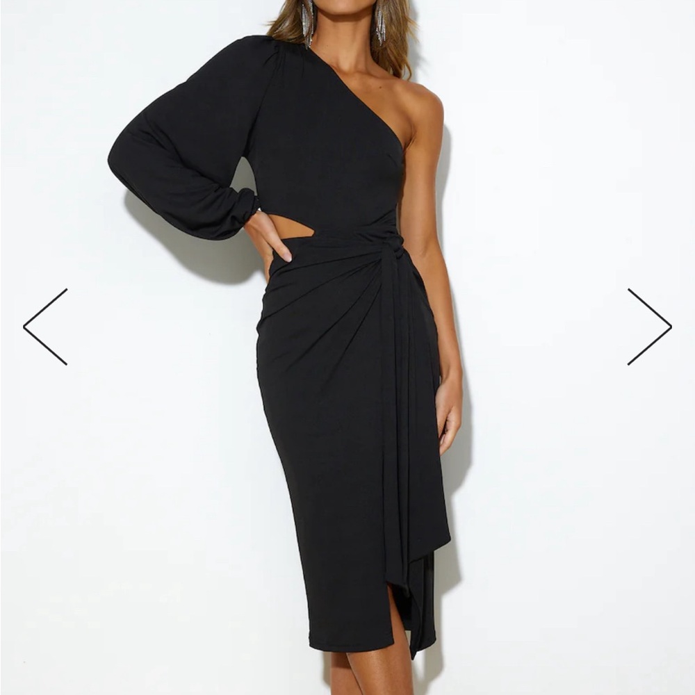 Midi dress black